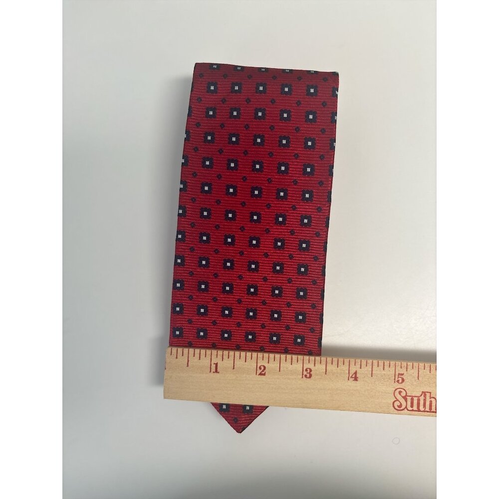 Lot of 2 Brooks Brothers Men’s Ties – Striped & Geometric Pattern, Made in USA, - Picture 5 of 5